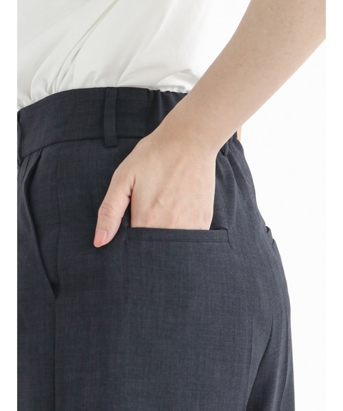 Te chichi（テチチ）の「リネンライクショートパンツ（その他パンツ・レディース・モカ/ネイビー/ベージュ・MEDIUM/SMALL）」の4枚目の写真