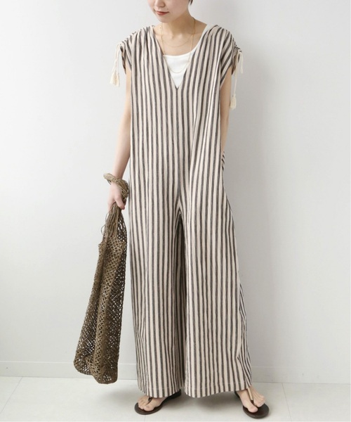 JOURNAL STANDARD relume(ジャーナルスタンダード レリューム)の「《追加》コットンボイルドロストサロペット(サロペット/オーバーオール・レディース・ナチュラル/チャコールグレー・FREE)」の9枚目の写真