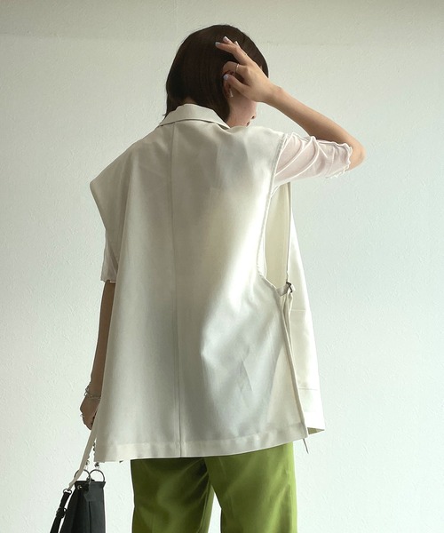 w closet（ダブルクローゼット）の「アウトロックボートネックプルオーバー（その他トップス・レディース・オフホワイト/ブラック/ラベンダー/ピンク・FREE）」の13枚目の写真