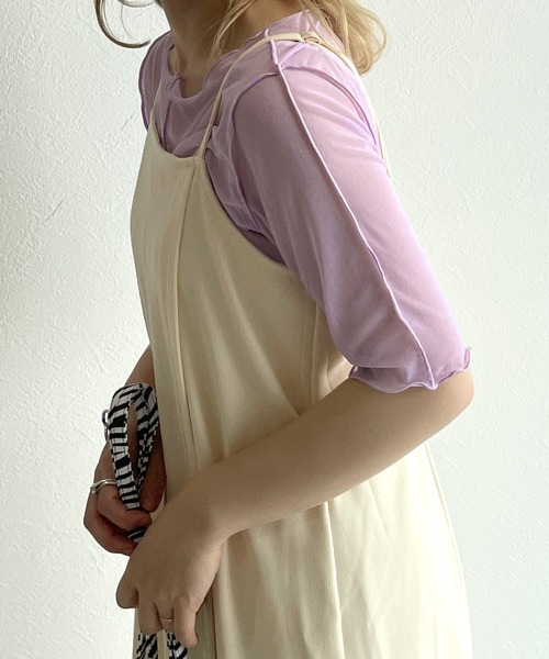 w closet（ダブルクローゼット）の「アウトロックボートネックプルオーバー（その他トップス・レディース・オフホワイト/ブラック/ラベンダー/ピンク・FREE）」の17枚目の写真