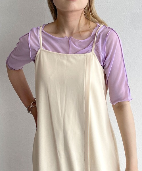 w closet（ダブルクローゼット）の「アウトロックボートネックプルオーバー（その他トップス・レディース・オフホワイト/ブラック/ラベンダー/ピンク・FREE）」の22枚目の写真