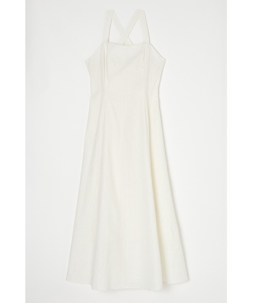 MOUSSY(マウジー)の「BACK CROSS LONG CAMI ドレス(ワンピース・レディース・オフホワイト/ブラック/ブルー・1/2)」の12枚目の写真