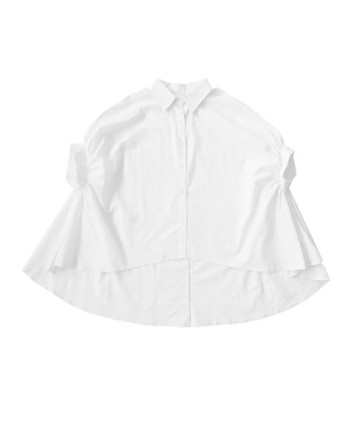 antiqua(アンティカ)の「大人可愛いをツクル。ボリュームスリーブシャツ(シャツ/ブラウス・レディース・ホワイト/ブラック・FREE)」の15枚目の写真