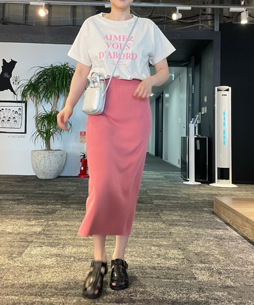 LOWRYS FARM(ローリーズファーム)の「2WAYニットタイトスカート 124266(スカート・レディース・ブラック/ブラウン/グリーン/ピンク・FREE)」の17枚目の写真