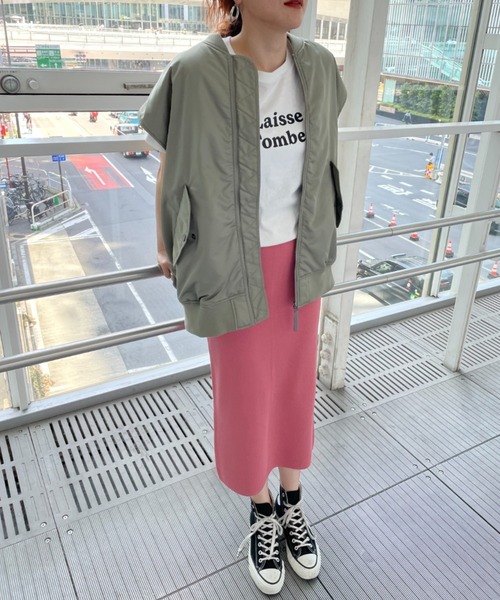 LOWRYS FARM(ローリーズファーム)の「2WAYニットタイトスカート 124266(スカート・レディース・ブラック/ブラウン/グリーン/ピンク・FREE)」の13枚目の写真