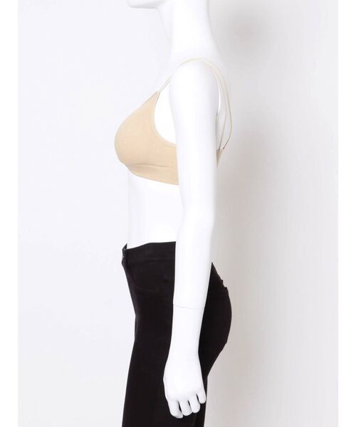 dazzlin（ダズリン）の「カップ付ブラキャミ（キャミソール・レディース・ブラック/オフホワイト/ベージュ・FREE）」の6枚目の写真
