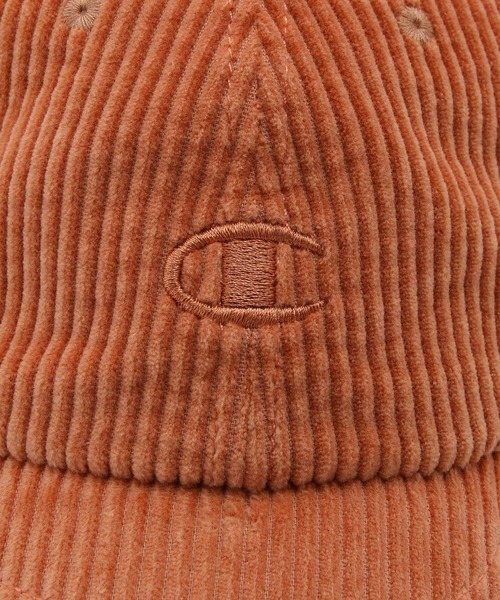 Champion(チャンピオン)の「【Champion/チャンピオン別注】太コーデュロイキャップ/リンクコーデ(キャップ・レディース・ブラック/キナリ/オレンジ・FREE)」の6枚目の写真