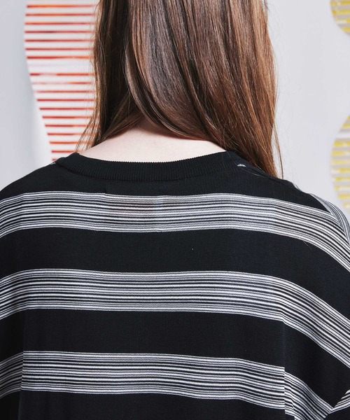 メゾンスペシャル 22SS マルチボーダービッグロングTシャツ カットソー 長袖 MAISON SPECIAL（メゾンスペシャル）の「マルチボーダービッグロングT