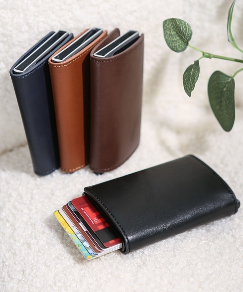 TABI PAL(タビパル)の「カード ケース 磁気防止(カードケース・レディース・ブラック/ブラウン/キャメル/ネイビー・FREE)」の19枚目の写真