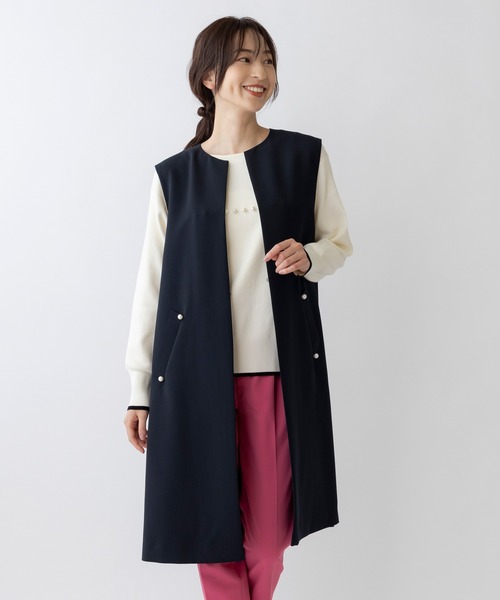 Sono（ソーノ）の「【SONO/ソーノ】Mumダブルクロス ロングジレ