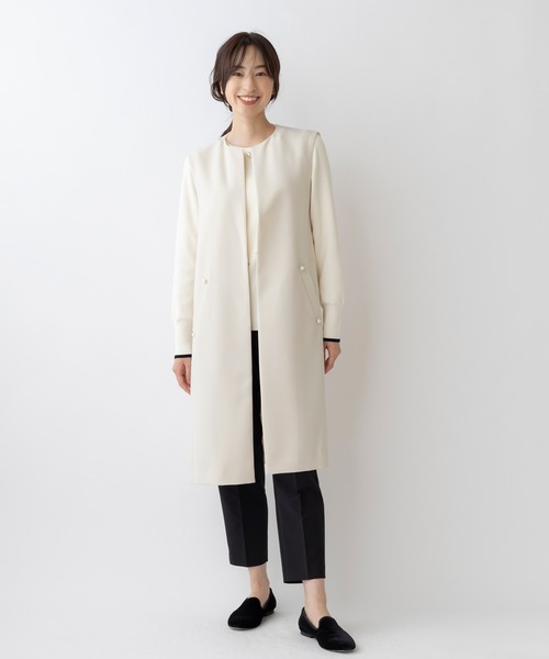 【在庫処分大特価!!】 Sono（ソーノ）の「【SONO/ソーノ】Mumダブルクロス ロングジレ トップス