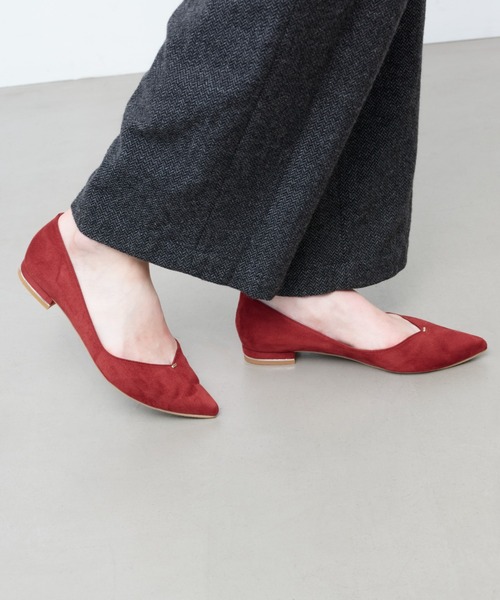 Launa lea（ラウナレア）の「【25秋冬新色】サイドカットツイードフラットパンプス(0492,0492A)（パンプス・レディース・ネイビー/ブラック/アイボリー/ローズ/ラベンダー/ライトベージュ/ピンクベージュ/ホワイト系その他/ブラック系その他/シルバー/ホワイト系その他2/グレー系その他/ピンク系その他/ミント/ブルー/ブルー系その他/ライトブルー/レッド/ベージュ系その他・22.5cm/23.5cm/24.5cm/23.0cm/24.0cm/25.0cm/22.0cm/22.5㎝）」の17枚目の写真