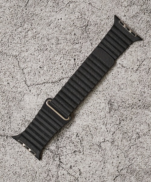 zandy（ズィーアンドワイ）の「【zandy / ズィー・アンド・ワイ】アップルウォッチバンド マグネット式レザーループベルト（デジタル腕時計・レディース・ホワイト/ブラック/ベージュ/ブラウン/グレー・SMALL/MEDIUM）」の6枚目の写真