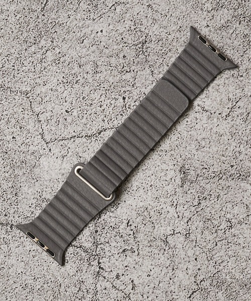 zandy（ズィーアンドワイ）の「【zandy / ズィー・アンド・ワイ】アップルウォッチバンド マグネット式レザーループベルト（デジタル腕時計・レディース・ホワイト/ブラック/ベージュ/ブラウン/グレー・SMALL/MEDIUM）」の12枚目の写真