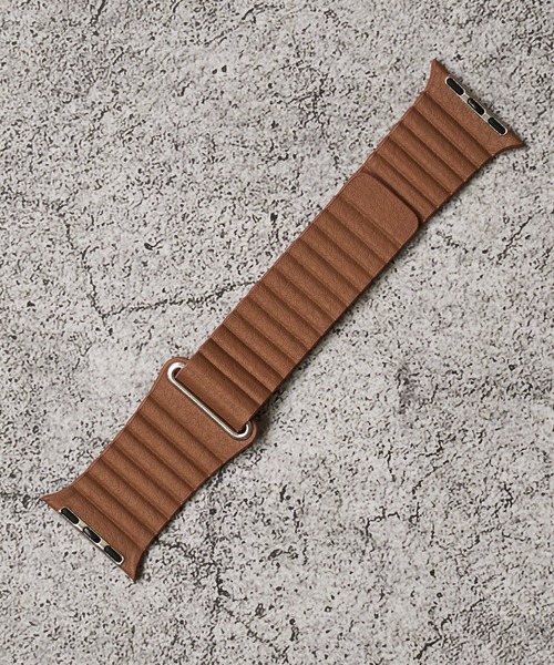 zandy（ズィーアンドワイ）の「【zandy / ズィー・アンド・ワイ】アップルウォッチバンド マグネット式レザーループベルト（デジタル腕時計・レディース・ホワイト/ブラック/ベージュ/ブラウン/グレー・SMALL/MEDIUM）」の14枚目の写真