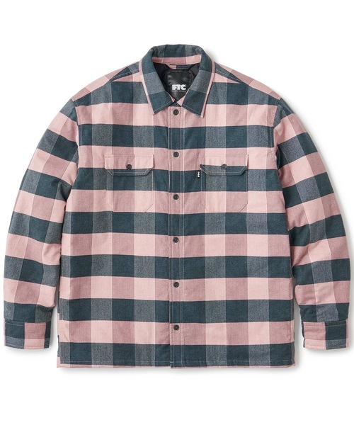 FTC（エフティーシー）の「QUILTED LINED PLAID NEL SHIRT（シャツ/ブラウス・メンズ・ブルー/グリーン/ピンク・MEDIUM/LARGE/X-LARGE）」の3枚目の写真