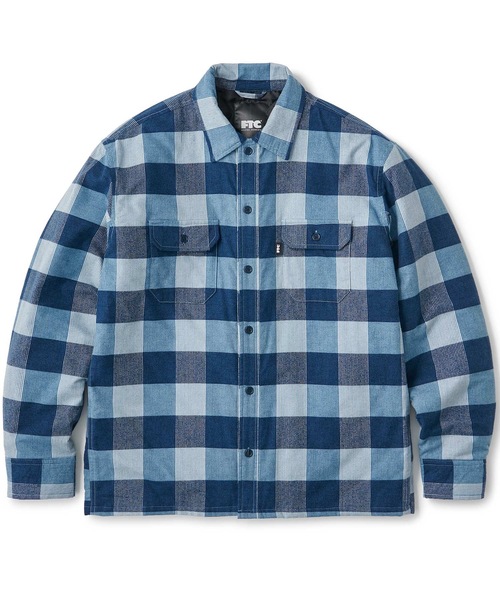 FTC（エフティーシー）の「QUILTED LINED PLAID NEL SHIRT（シャツ/ブラウス・メンズ・ブルー/グリーン/ピンク・MEDIUM/LARGE/X-LARGE）」の2枚目の写真