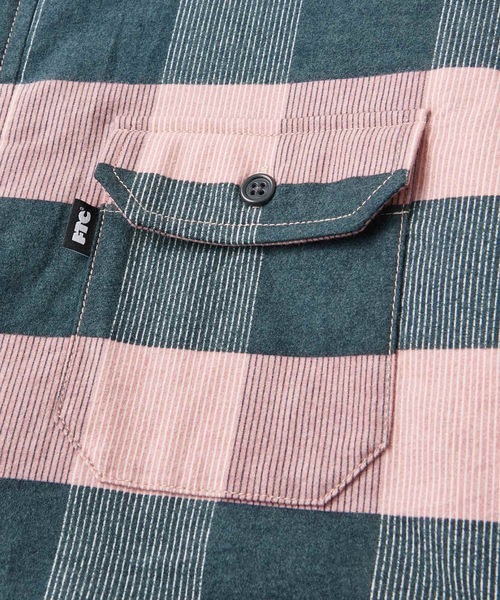 FTC（エフティーシー）の「QUILTED LINED PLAID NEL SHIRT（シャツ/ブラウス・メンズ・ブルー/グリーン/ピンク・MEDIUM/LARGE/X-LARGE）」の4枚目の写真