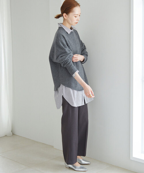 SLOBE IENA（スローブイエナ）の「SUPER GEELONGクルーネックプル