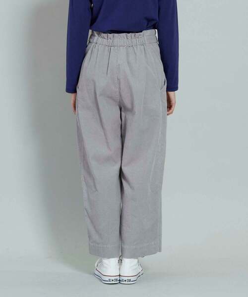 conges payes ADIEU TRISTESSE（コンジェ ペイエ アデュートリステス）の「ワイドポケットストレートパンツ（その他パンツ・レディース・グレー/オフホワイト・38）」の11枚目の写真
