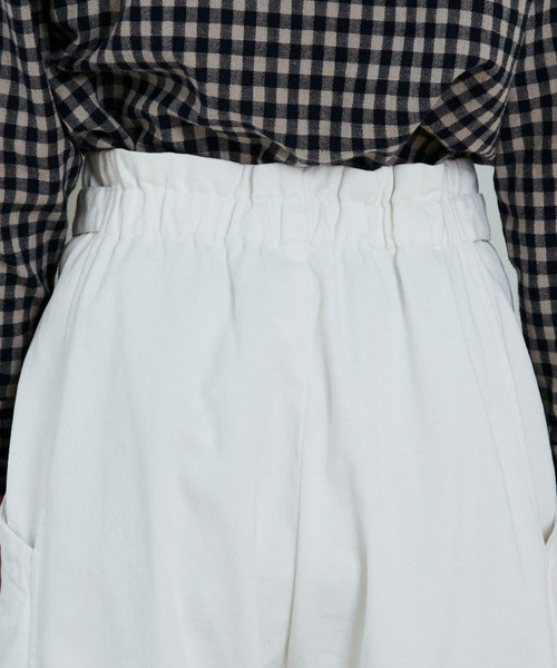 conges payes ADIEU TRISTESSE（コンジェ ペイエ アデュートリステス）の「ワイドポケットストレートパンツ（その他パンツ・レディース・グレー/オフホワイト・38）」の8枚目の写真