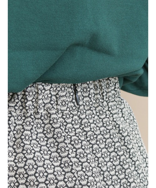 Te chichi（テチチ）の「ジャカードタックタイトスカート（スカート・レディース・ブラック/オフホワイト・SMALL/MEDIUM）」の10枚目の写真