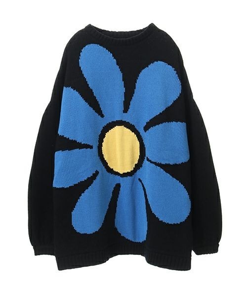 Candy Stripper(キャンディストリッパー)の「FLOWER ニット(ニット/セーター・レディース・ピンク/アイボリー/ブラック・2)」の12枚目の写真