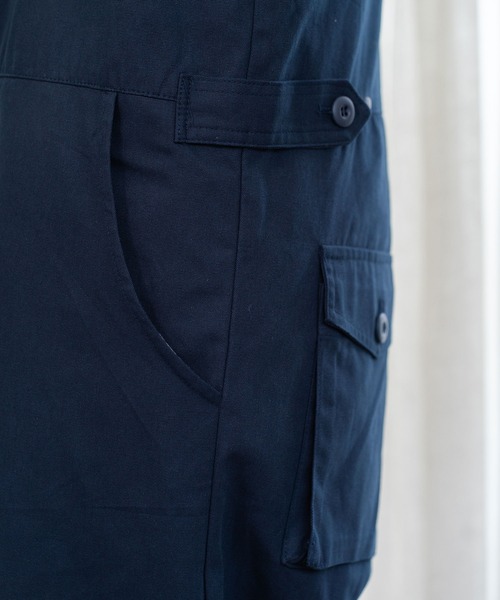 INTERPLAY(インタープレイ)の「【INTERPLAY x AYUMI】パイロット ポプリン オーバーオール(サロペット/オーバーオール・レディース・ブラック/ネイビー/カーキ/アイボリー・FREE)」の15枚目の写真