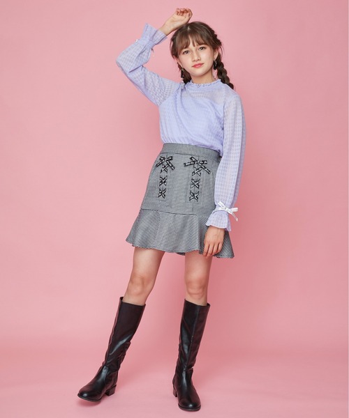 JENNI(ジェニィ)の「タテロゴロングブーツ(ブーツ・キッズ・ブラック/ブラウン・22cm/23cm/24cm/20cm/21cm)」の14枚目の写真