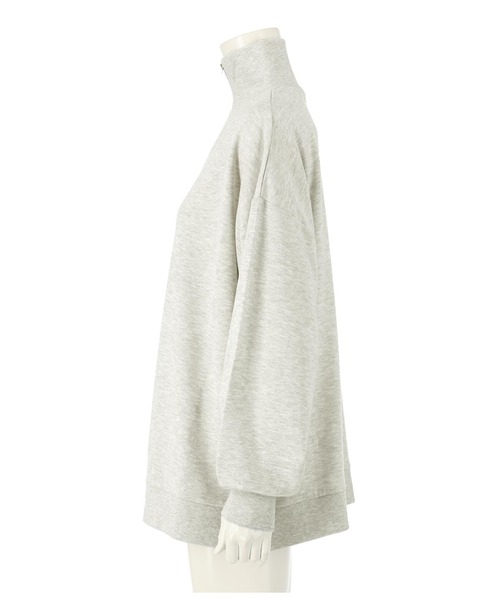 ANAP(アナップ)の「裏毛ハーフジッププルオーバー(スウェット・レディース・ブラック/ホワイト/グレー/モカ・FREE)」の14枚目の写真