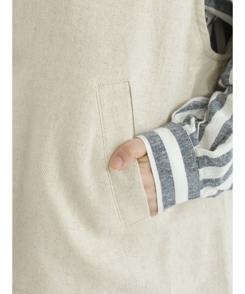 Samansa Mos2(サマンサ モスモス)の「◎Vネックベスト(ベスト・レディース・ベージュ/チャコール/キナリ・フリ-)」の18枚目の写真