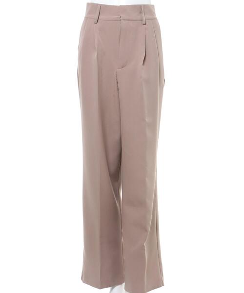 INGNI（イング）の「ハイウエストタックパンツ（スラックス・レディース・ブラウン/ボルドー/モカ/ブラック・FREE）」の5枚目の写真