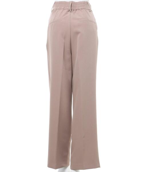 INGNI（イング）の「ハイウエストタックパンツ（スラックス・レディース・ブラウン/ボルドー/モカ/ブラック・FREE）」の7枚目の写真