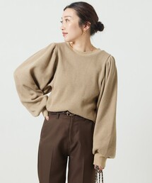 FREAK'S STORE | 【WEB限定】裏起毛ワッフルボリューム袖プルオーバー(Tシャツ/カットソー)