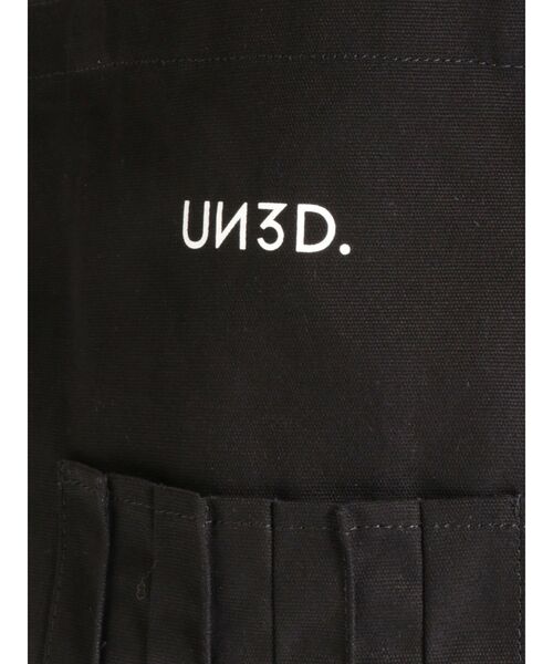 UN3D.(アンスリード)の「ORIGAMI POCKET TOTE / オリガミポケットトート(トートバッグ・レディース・ホワイト/ブラック・FREE)」の4枚目の写真