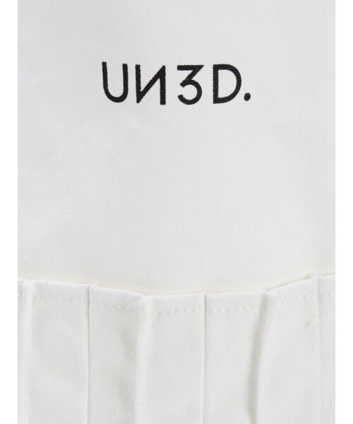 UN3D.(アンスリード)の「ORIGAMI POCKET TOTE / オリガミポケットトート(トートバッグ・レディース・ホワイト/ブラック・FREE)」の11枚目の写真