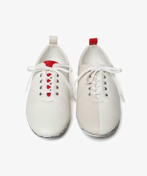 bedsidedrama（ベットサイドドラマ）の「bedsidedrama/ベッドサイドドラマ/Color panel ballet shoes（スニーカー・レディース・ホワイト/ブラック・24/22/23/23.5/25/24.5/22.5/21.5）」の16枚目の写真