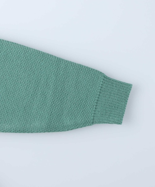 CAMP7（キャンプセブン）の「【CAMP7】マウンテンロゴニット（ニット/セーター・レディース・グリーン/オフホワイト/ベージュ・M/L）」の15枚目の写真