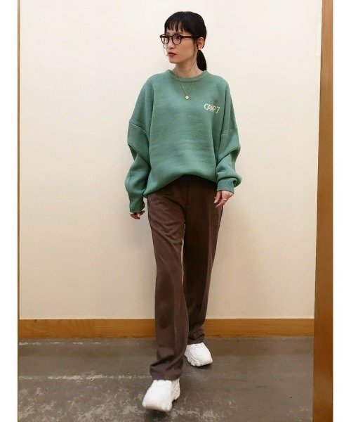 CAMP7（キャンプセブン）の「【CAMP7】マウンテンロゴニット（ニット