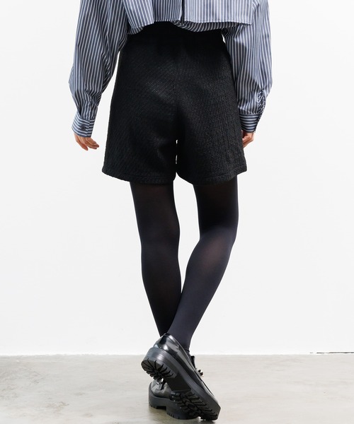 mili an deni(ミリアンデニ)の「ミックスツィードショートパンツ(その他パンツ・レディース・ブラック/チャコールグレー/ライトグレー/レッド/ブラウン/ブラック系その他・M)」の10枚目の写真