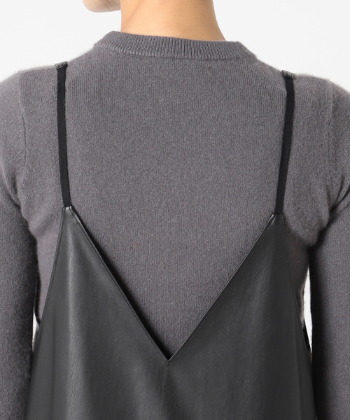 CITYSHOP（シティーショップ）の「FAUX LEATHER DRESS：ワンピース