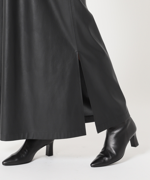 CITYSHOP（シティーショップ）の「FAUX LEATHER DRESS