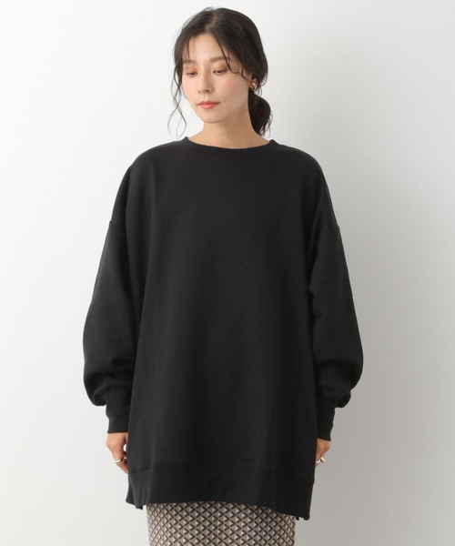 LEPSIM(レプシィム)の「裏毛スリットチュニックワンピース 134876(ワンピース・レディース・イエロー/オフホワイト/レッド/ブラック・FREE)」の20枚目の写真