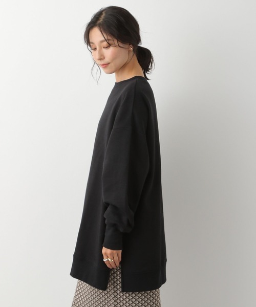 LEPSIM(レプシィム)の「裏毛スリットチュニックワンピース 134876(ワンピース・レディース・イエロー/オフホワイト/レッド/ブラック・FREE)」の18枚目の写真