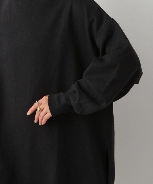 LEPSIM(レプシィム)の「裏毛スリットチュニックワンピース 134876(ワンピース・レディース・イエロー/オフホワイト/レッド/ブラック・FREE)」の6枚目の写真