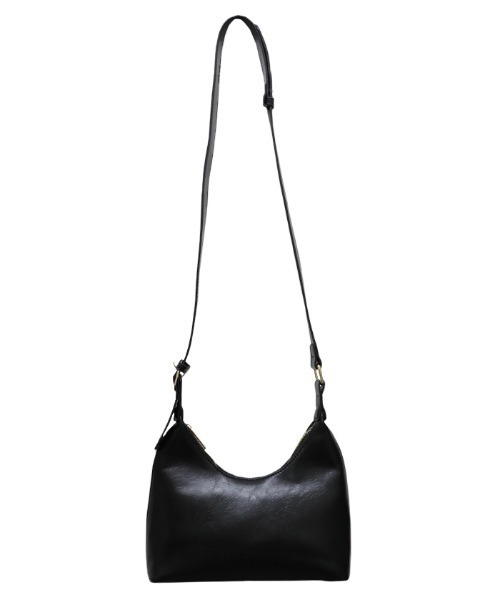 select MOCA（セレクトモカ）の「フェイクレザーミニホーボーバッグ（ハンドバッグ・レディース・ブラウン/ブラック・FREE）」の15枚目の写真