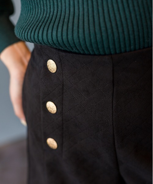 SpRay（スプレイ）の「スエードポンチ金ボタンショートパンツ（チノパンツ・レディース・ブラウン/ブラック・FREE）」の19枚目の写真