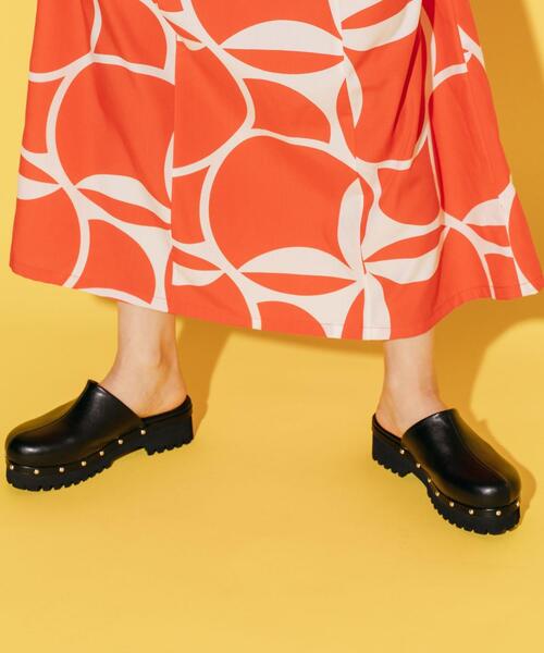 CITEN（シテン）の「＜CITEN＞トラックソール サボ（その他シューズ・レディース・ブラック・S/M/L）」の2枚目の写真