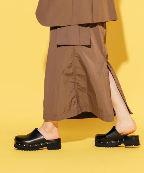 CITEN（シテン）の「＜CITEN＞トラックソール サボ（その他シューズ・レディース・ブラック・S/M/L）」の4枚目の写真