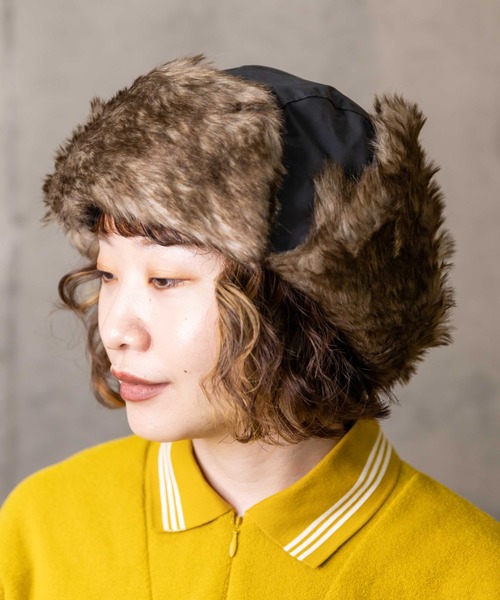 無（ム）の「ナイロンアビエーター（キャップ・レディース・チャコールグレー/ブラック/カーキ・FREE）」の17枚目の写真